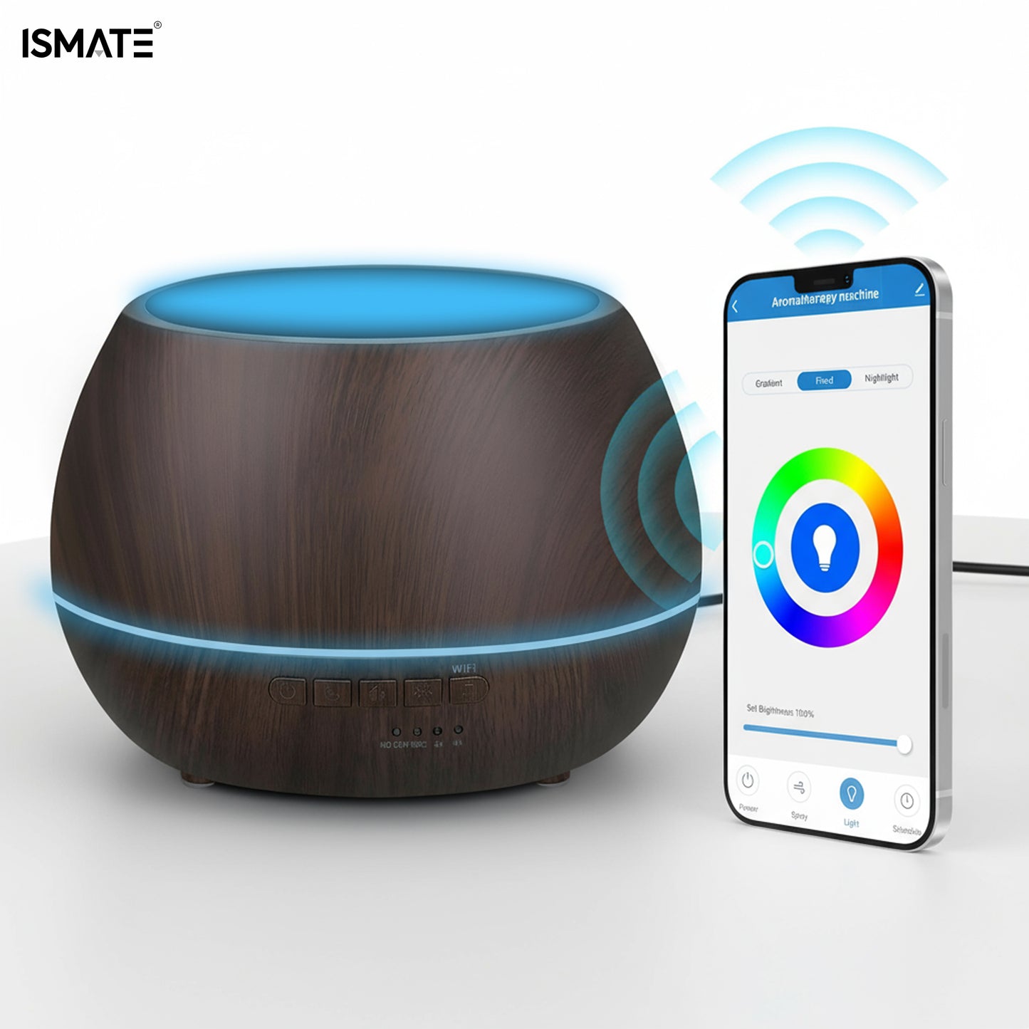 Smart WiFi Essential Oil Diffuser Blue