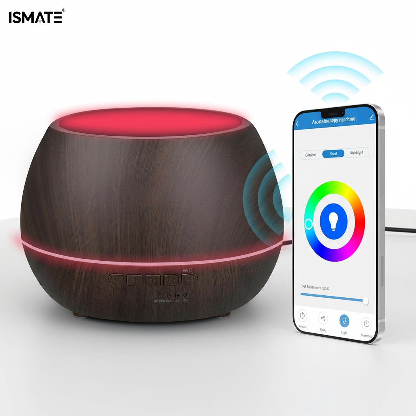 Smart WiFi Essential Oil Diffuser Red