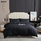 Premium Quilt Cover Set Black