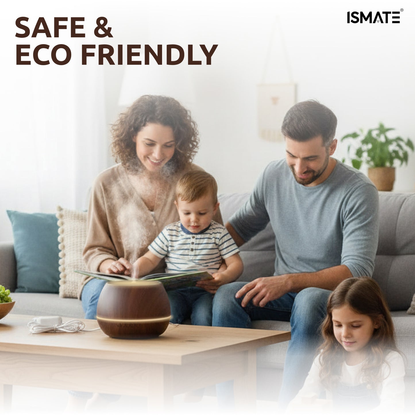 Smart WiFi Essential Oil Diffuser Yellow