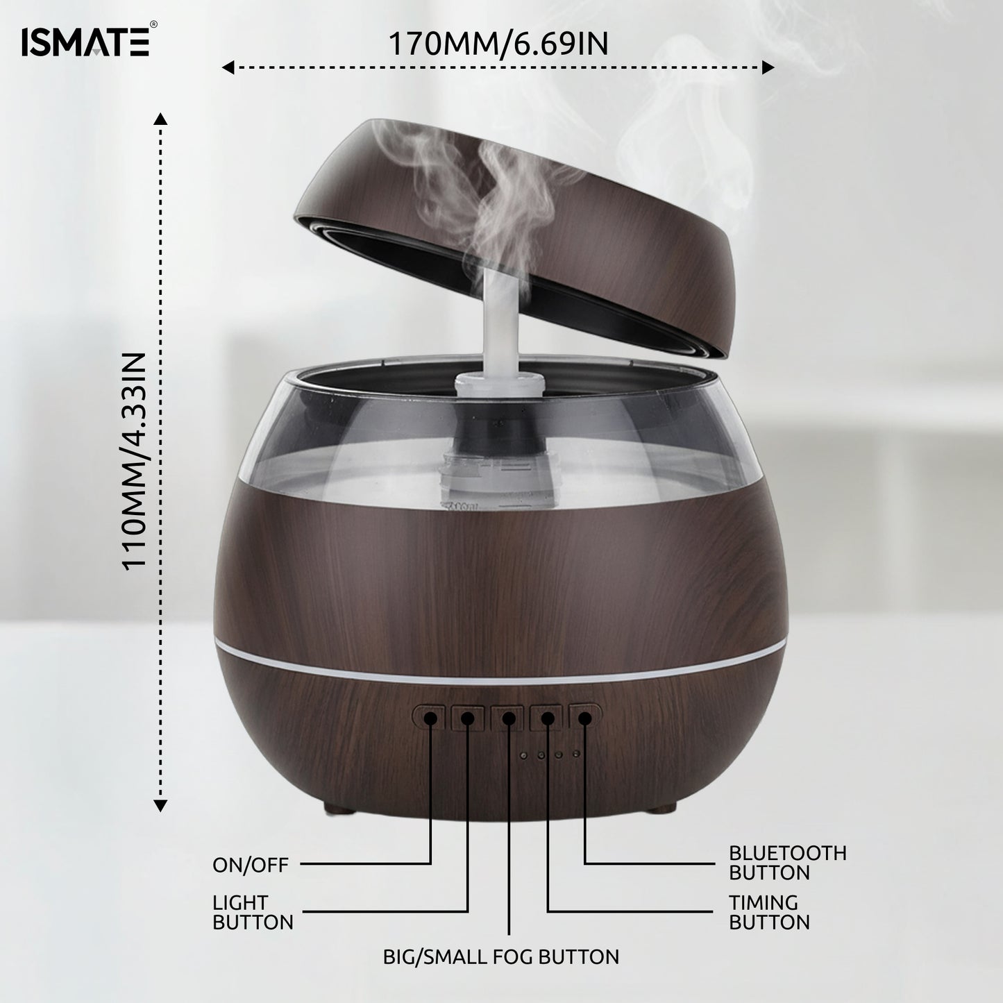 Smart WiFi Essential Oil Diffuser Red