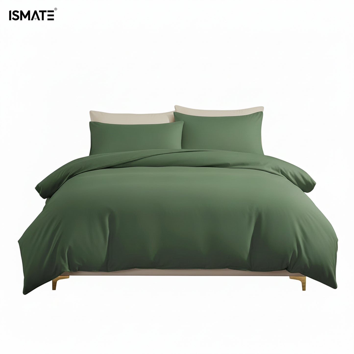 Premium Quilt Cover Set Olive