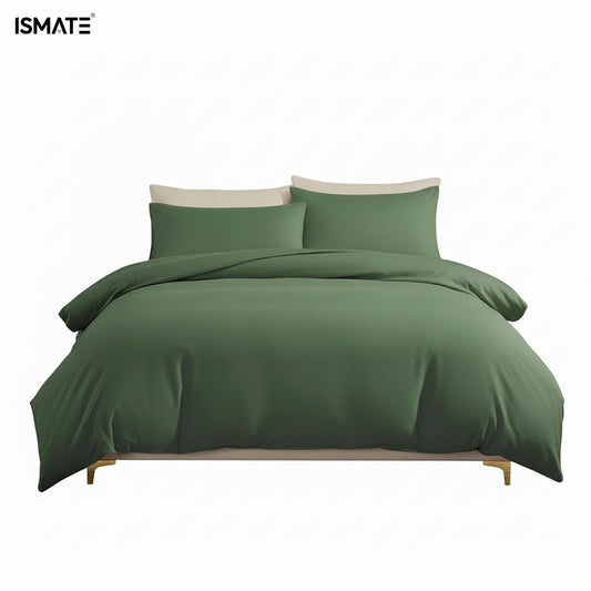 Premium Quilt Cover Set Olive
