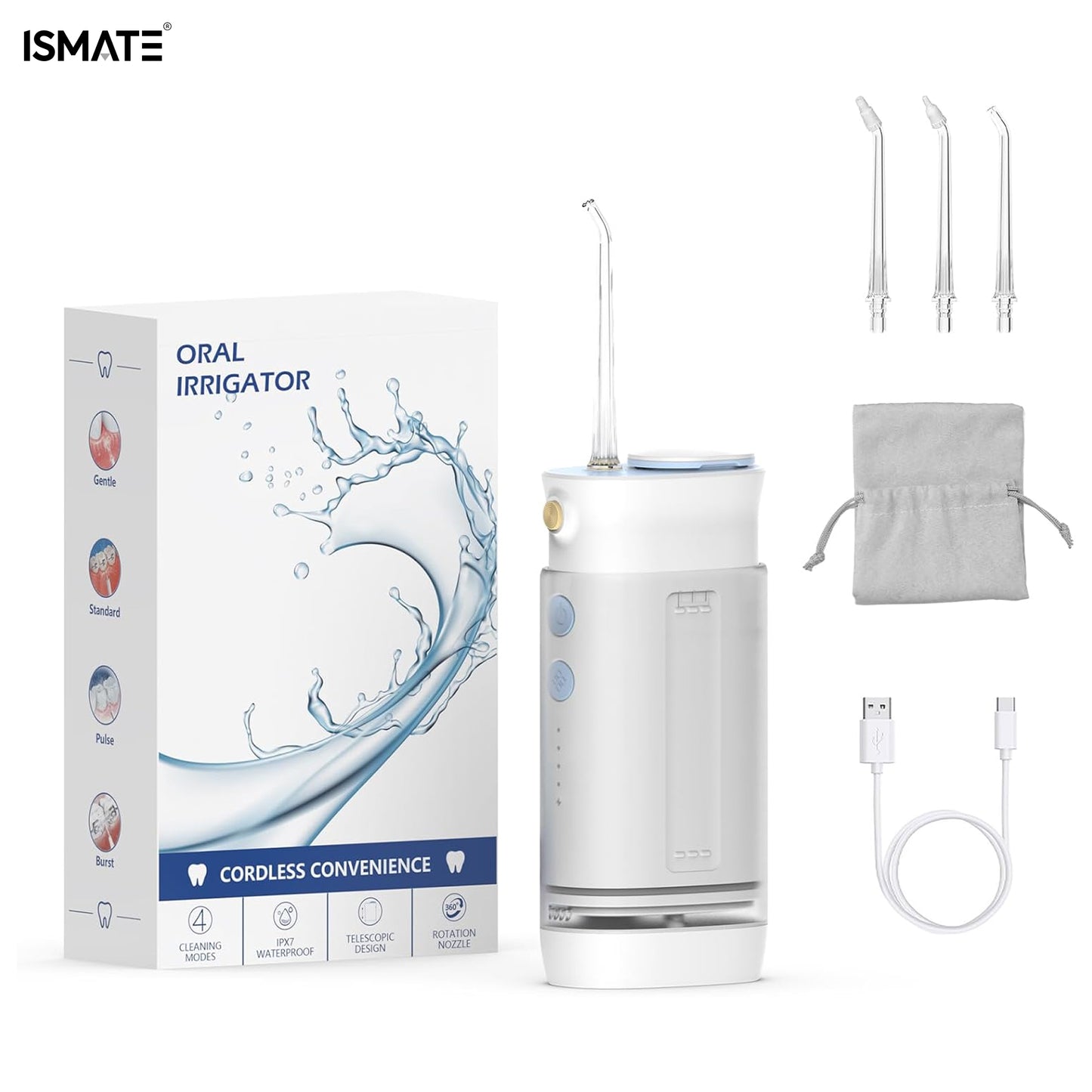 Smart Dental Portable Electric Water White